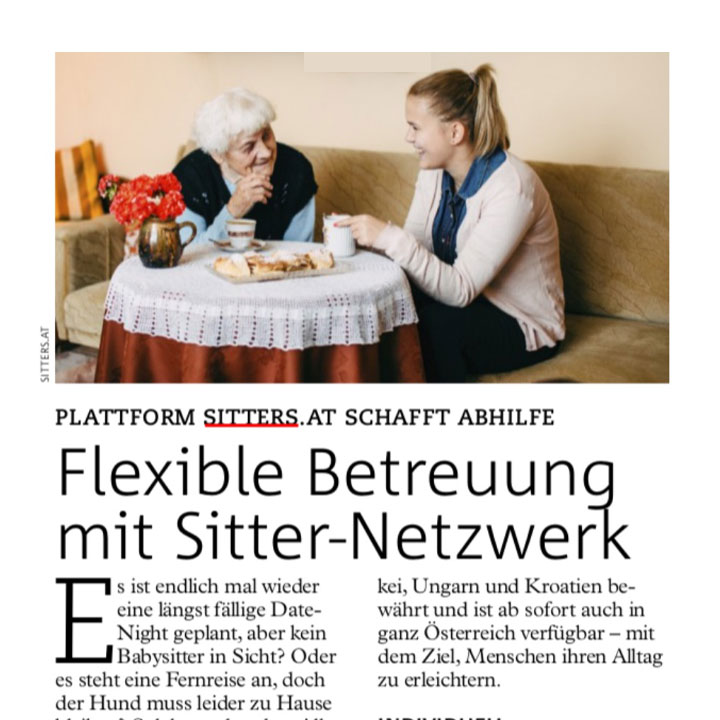 Flexible Betreuung mit Sitter-Netzwerk